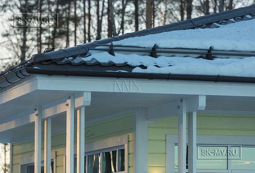 Фото репортаж с места строительства SPA комплекса с панорамными окнами в кп Сосновый берег  - 9