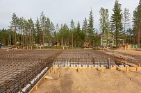 Монтаж индивидуального расчётного фундамента УШП PRO для строительства одноэтажного кирпичного дома в п. Рощино, Ленинградская обл. - мини - 9