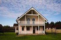 Строительство каркасного коттеджа с большой террасой в п Ольшаники - мини - 14