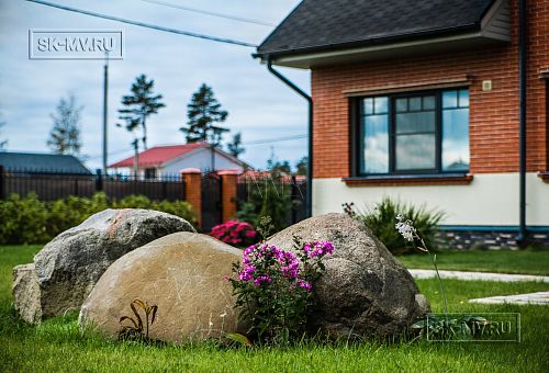 Строительство двухэтажного дома из газобетона с верандой с панорамным остеклением в КП Сосновое - 3