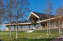 Построенный клубный дом с рестараном по технологии фахверк для гольф-клуба Земляничные поляны - мини - 29