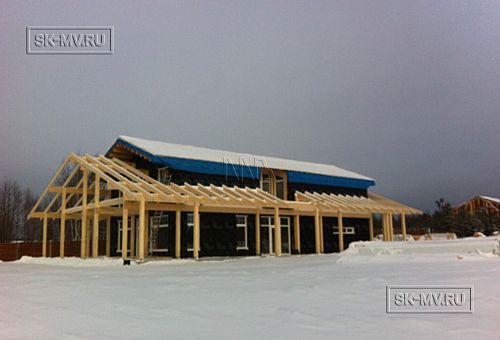 Энергоэффективный дом фахверк строится в поселке Мыслятино - 16