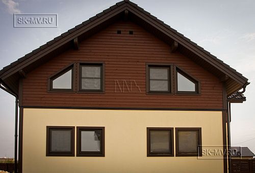 Строительство двухэтажного каркасного коттеджа 180 кв м в альпийском стиле в КП Смартвилль Москва - 10