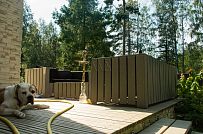 Строительство каркасного дома с навесом для автомобиля в п Пески - мини - 6