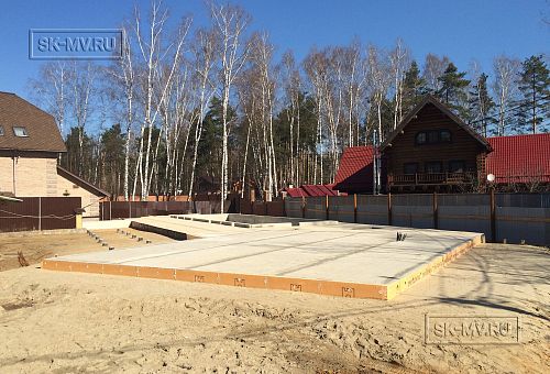 Монтаж фундамента УШП для строительства большого спа-комплекса 1000 кв м с бассейном в городе Котельники Московской области - 49