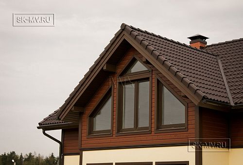 Строительство двухэтажного каркасного коттеджа 180 кв м в альпийском стиле в КП Смартвилль Москва - 22