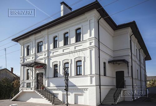 Фото репортаж с места строительства Дома художников 1600 кв м из кирпича с цокольным этажом по старинным чертежам 19 века в Тарусе Калужской области - 25