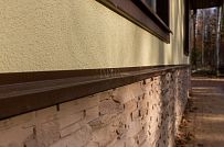 Построенный одноэтажный дом из газобетона с шатровой крышей в СНТ Фауна - мини - 24