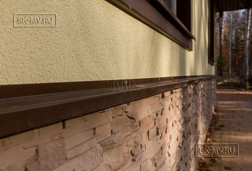 Построенный одноэтажный дом из газобетона с шатровой крышей в СНТ Фауна - 24