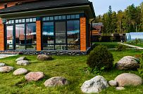 Строительство двухэтажного дома из газобетона с верандой с панорамным остеклением в КП Сосновое - мини - 16