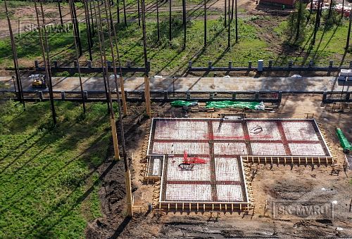 Монтаж индивидуального расчётного фундамента УШП PRO для строительства кирпичного одноэтажного дома в Репино, Лениградская обл. - 29