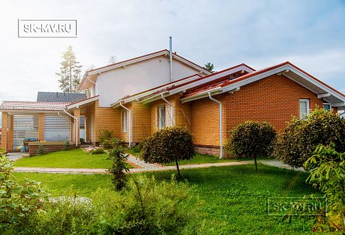 Строительство одноэтажного коттеджа из газобетона с теплой верандой с панорамным остеклением в КП Сосновое - 7