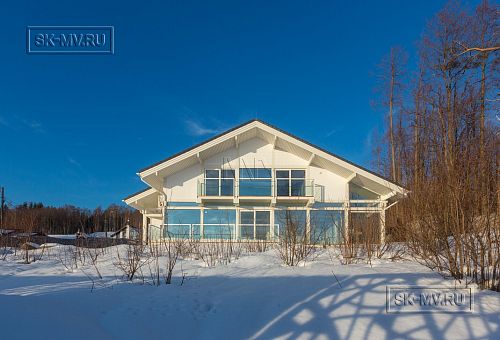 Строительство дома фахверк из дерева и стекла в Балтийской ривьере - 16