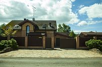 Строительство зимнего каркасного дома 222 кв м с эркером и гаражом в п Володарский - мини - 3