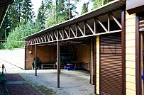 Строительство большого желтого каркасного дома с гаражом и сауной в пгт Сиверский - мини - 13