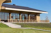 Построенный клубный дом с рестараном по технологии фахверк для гольф-клуба Земляничные поляны - мини - 24