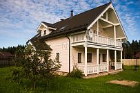 Строительство каркасного коттеджа с большой террасой в п Ольшаники - мини - 15