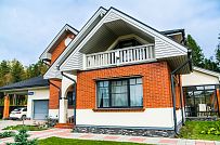 Строительство двухэтажного дома из газобетона с верандой с панорамным остеклением в КП Сосновое - мини - 14