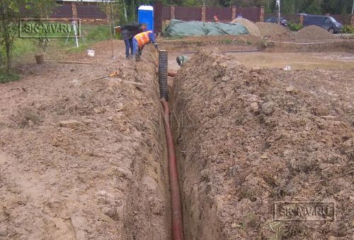 4.2. Устройство дренажа фундамента бани