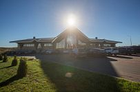 Построенный клубный дом с рестараном по технологии фахверк для гольф-клуба Земляничные поляны - мини - 13