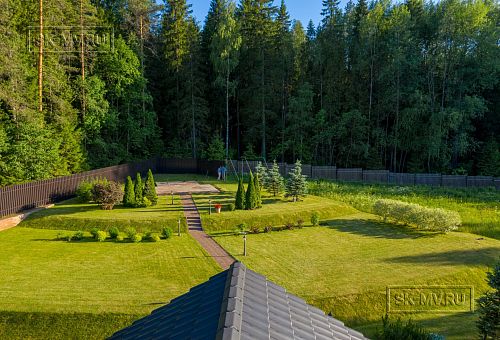 Одноэтажная усадьба в английском стиле в КП Галактика, технология каркас - 9