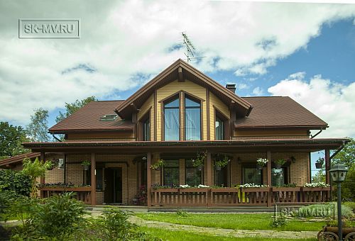 Строительство зимнего каркасного дома 222 кв м с эркером и гаражом в п Володарский - 26