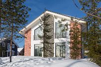 Фото репортаж с места строительства загородного коттеджа из газобетона с сауной внутри в Савое Ленобласти  - мини - 27