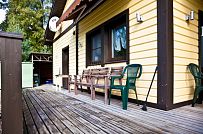 Строительство большого желтого каркасного дома с гаражом и сауной в пгт Сиверский - мини - 26