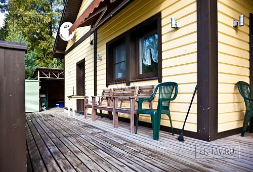 Строительство большого желтого каркасного дома с гаражом и сауной в пгт Сиверский - 26