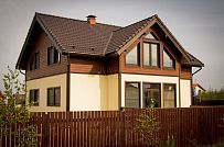 Строительство двухэтажного каркасного коттеджа 180 кв м в альпийском стиле в КП Смартвилль Москва - мини - 25