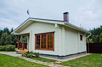 Построенный в п Озерное теплый зимний каркасный дом в английском стиле площадью 185 кв м - мини - 12