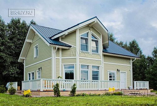 Строительство надежного каркасного дома с эркером и террасой в поселке Озерки - 10