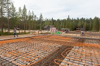 Монтаж индивидуального расчётного фундамента УШП PRO для строительства кирпичного двухэтажного дома в Рощино, Лениградская обл. - мини - 4