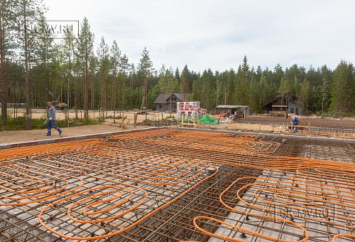 Монтаж индивидуального расчётного фундамента УШП PRO для строительства кирпичного двухэтажного дома в Рощино, Лениградская обл. - 4