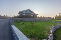 Фото репортаж с места строительства комбинированного дома площадью 1400 кв м с цоколем и СПА в д Пеники Ленобласти - мини - 38