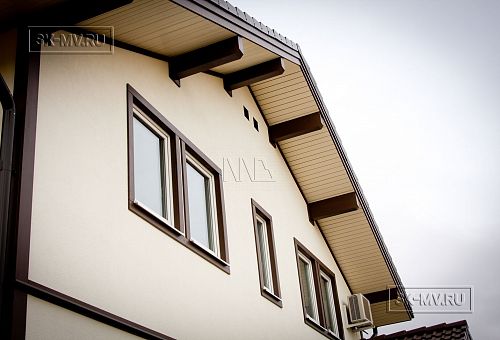 Строительство двухэтажного каркасного коттеджа с мансардой в п Смартвилль - 2