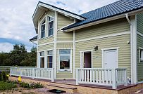 Строительство надежного каркасного дома с эркером и террасой в поселке Озерки - мини - 9