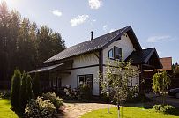 Построенный небольшой каркасный коттедж с мансардным этажом Галактика 9 - мини - 33