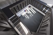 Фото репортаж с места строительства Дома художников 1600 кв м из кирпича с цокольным этажом по старинным чертежам 19 века в Тарусе Калужской области - мини - 15