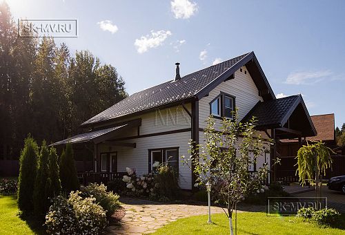 Построенный небольшой каркасный коттедж с мансардным этажом Галактика 9 - 33