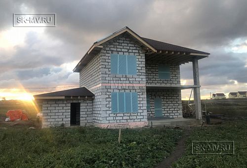 Газобетонный дом Ропша строится в Ленинградской области - 5