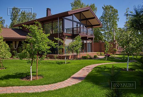 Фото репортаж с места строительства SPA комплекса с панорамными окнами в Котельниках - 17