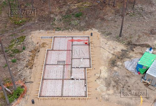 Монтаж индивидуального расчётного фундамента УШП PRO для строительства каркасного дома в Рощино 2, S заливки = 178 кв.м, Лениградская обл. - 22