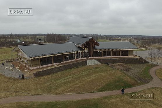 Построенный клубный дом с рестараном по технологии фахверк для гольф-клуба Земляничные поляны - 24