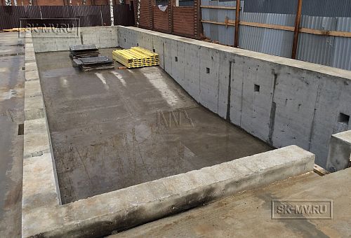 Монтаж фундамента УШП для строительства большого спа-комплекса 1000 кв м с бассейном в городе Котельники Московской области - 35