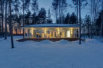 Фото репортаж с места строительства SPA комплекса с панорамными окнами в кп Сосновый берег  - мини - 15