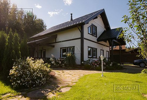 Построенный небольшой каркасный коттедж с мансардным этажом Галактика 9 - 32