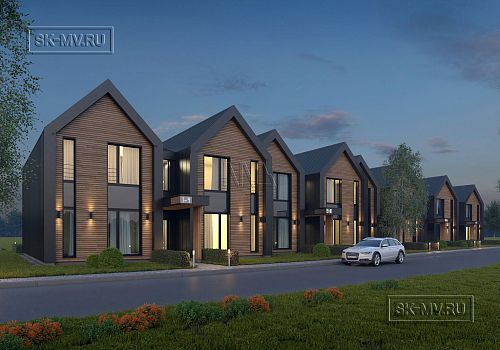 Проект "Блокированные дома" -- 9510