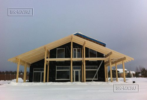 Энергоэффективный дом фахверк строится в поселке Мыслятино - 18