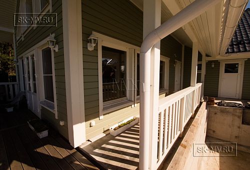 Строительство теплого каркасного дома 185 кв м для постоянного проживания в Северная корона 79 в Волочаевке - 6